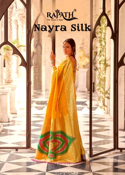 RAJPATH NAYRA SILK 470001 TO 470006 DESIGNER SILK SAREE WHOLESALER IN INDIA